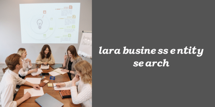 lara business entity search