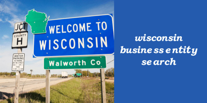 wisconsin business entity search​